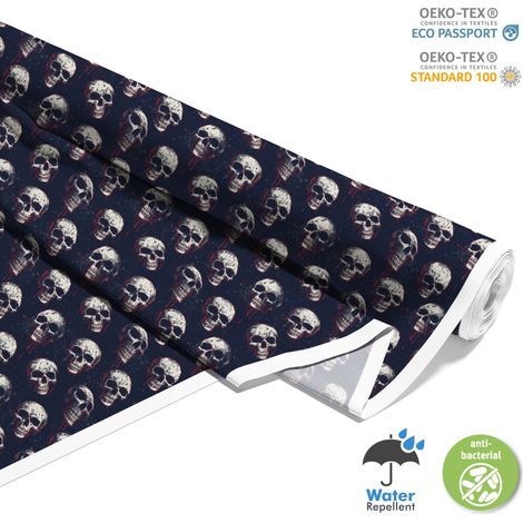 TESSUTI DECORATIVI PER ESTERNI OXFORD - Motivo Teschio I DX4738 (1/5)