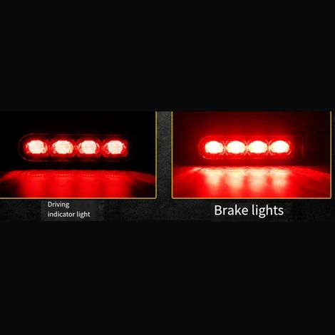 Ein Paar Harley LED-Seitenleuchten eignet sich für die Nachrüstung von Warnleuchten an Davidson Highway King Glider Modellen der Baujahre 14-22. (1/4)