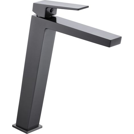 Imex -  Grifo Monomando Lavabo Caño Alto Black Gun Serie Art