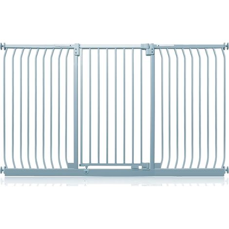 Safetots Barrière De Sécurité Extra Haute Elite, 197cm - 206cm, Hauteur Extra Haute De 96.8cm, Couleur Gris Mat