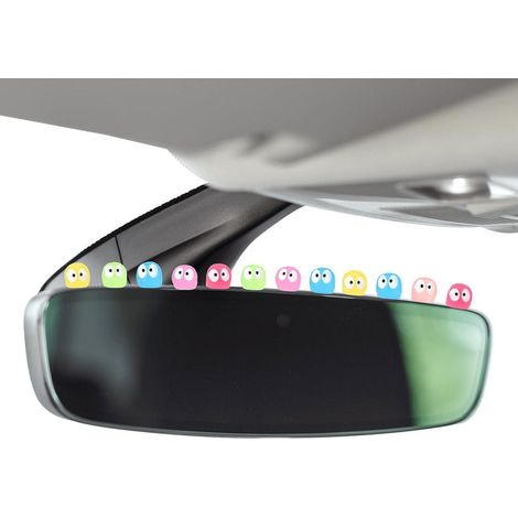30x Mini Elfen Auto Deko Figuren bunt für Armaturenbrett & Rückspiegel (1/5)
