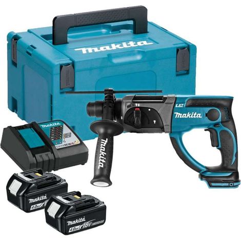 Marteau perforateur burineur sans fil SDS-Plus 18V - 4Ah - DHR202RMJ - MAKITA FRANCE SAS (1/5)