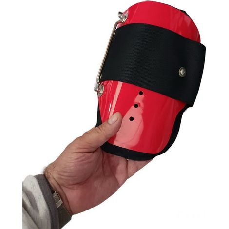 KIT CARCASAS DE ABS ROJAS REGULABLE CON ALMOHADILLA y VELCRO R