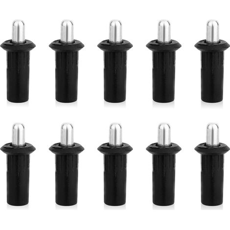 Lot de 10 Goupilles de Réparation pour Portes d'Armoires, Amortisseurs à Ressort Connecteurs Fixation Meubles en Plastique et Métal pour Volets Portes et Fenêtres (1/5)