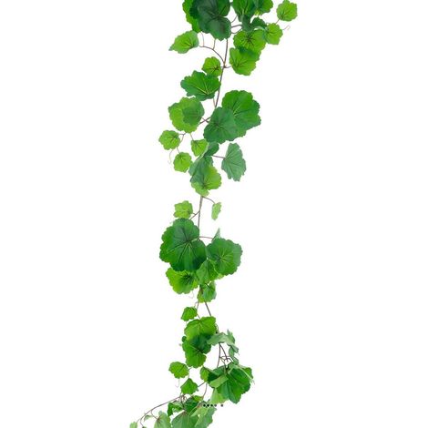 Guirlande feuillage de géranium artificiel JOY L 150 cm tissu enduit (1/3)