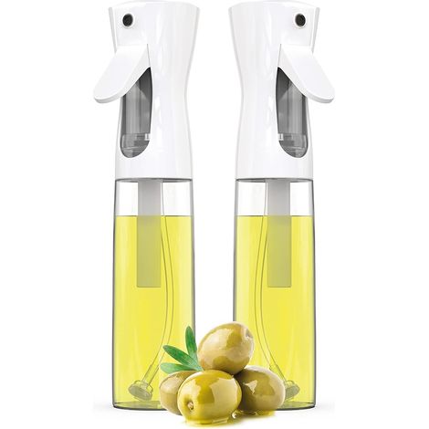 pulverizador de aceite Spray de aceite para la cocina, botella rociadora de aceite para parrilla de gas, 2 piezas, spray de aceite de oliva, dispensador de aceite para ensaladas, para cocinar, rociado (1/5)
