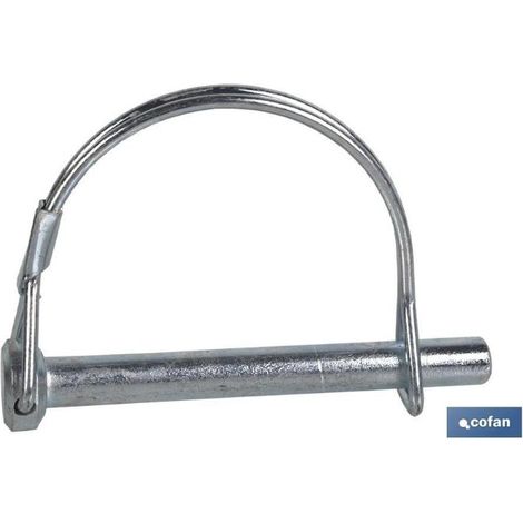 COFAN pasador elastico centro eje 6 mm. caja 50 unid. , Indicados en uso de maquinaria agrícola. Gran resistencia del eje central. Disponible en M-6, M-8, M-10.
