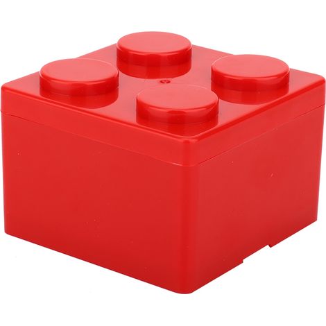 Boîte De Rangement Cosmétiques - Blocs De Construction DIY - Organisateur De Bureau - Rouge - 1 Pièce (1/5)