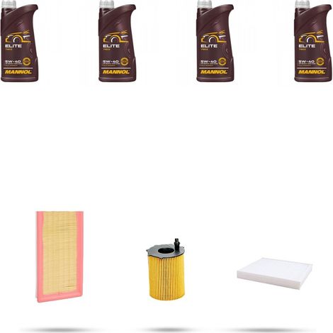 Kit tagliando 3 FILTRI e 4L OLIO compatibile con Fiat Panda III 0.9 TwinAir Turbo 63kw dal 2012 (1/4)