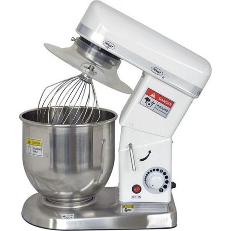 Batteur mélangeur - 10L - 380x235x445mm - 0-1000 rpm - 3 ustensiles - Mec