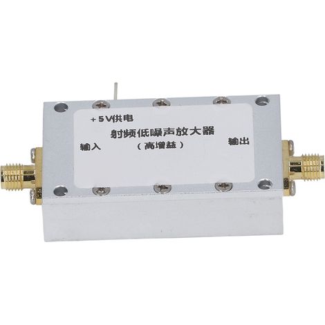 0,01‑Amplificateur à faible bruit 4G, gain élevé 40 dB (LNA), amplificateur radiofréquence pour analyseurs de spectre UHF/VHF/GPS (1/5)