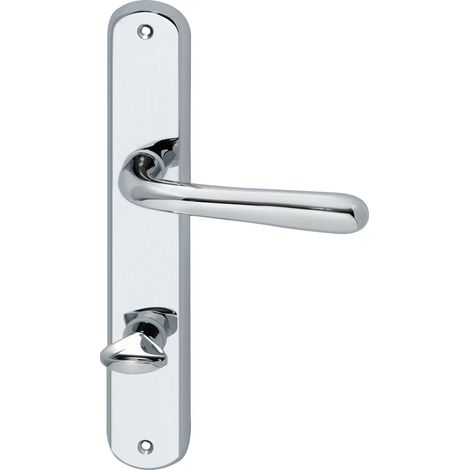 Poignée de Sonia – Sur Plaque longue WC Distance 90 mm, pour épaisseur de porte 32–45 mm, laiton chromé (1/4)