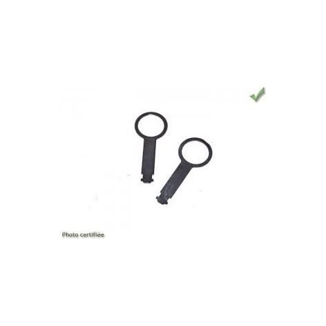 Kit clé extraction autoradio - Audi/Volkswagen - Paire - Noir - Compatible A2 A3 A4 A6 A8 - Pour Passat Golf