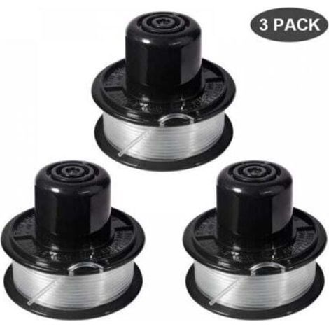 Accessoires pour tondeuse à gazon RS-136-BKP/682378-02 Bobine de rechange pour tête de coupe-herbe et enrouleur de corde de coupe-herbe (1/5)