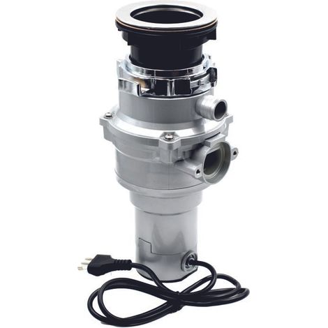 Triturador de residuos alimentarios 370W con motor de inducción conexión Ø3"1/2 descarga Ø40 - SLC370C