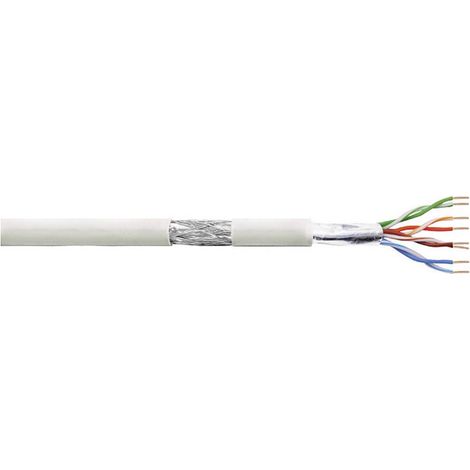 LogiLink CPV0017 Cavo di rete CAT 5e SF/UTP 4 x 2 x 0.13 mm² Grigio 100 m (1/2)
