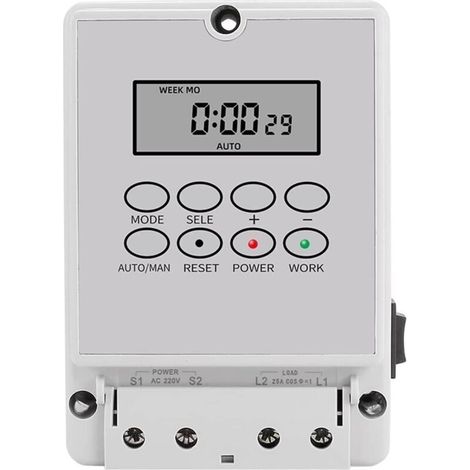 Digitaler Schulglocken-Zeitschalter, ZTY-08 Intelligenter Mikrocomputer-Automatischer Glockenregler, 220 V, 80 programmierbare Zeitgruppen