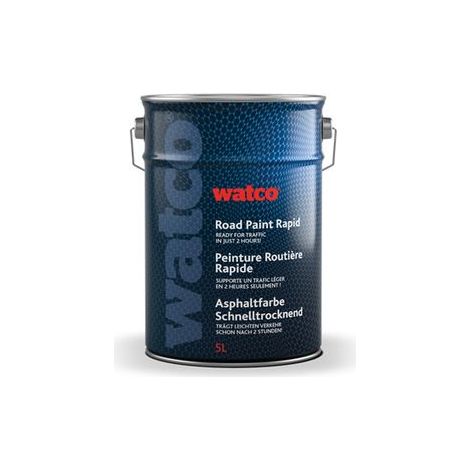 Watco Asphaltfarbe Schnelltrocknend, einkomponentiger chlorkautschukbasierte Aussenfarbe, Blau 5L