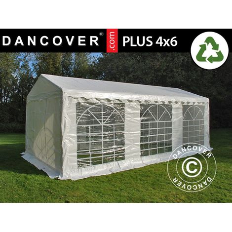 Carpa para fiestas Carpa Eventos PLUS 4x6m PE 700, Blanco (1/5)