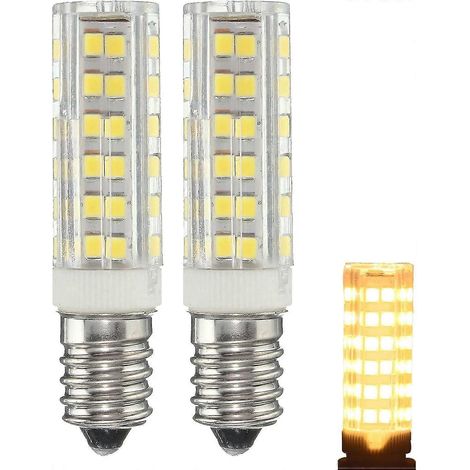 Ampoules LED E14, ampoule pour ventilateur de cuisine, ampoule type maïs, lot de 4 ampoules LED E14, ampoule LED E14 blanc froid, ampoule LED E14 5W type maïs-AquaForge (1/4)