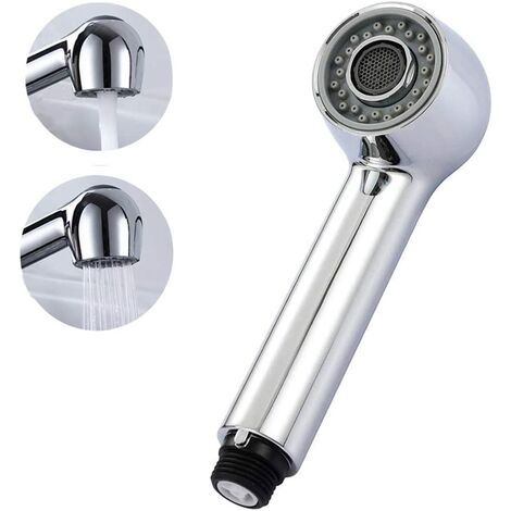 Douchette de rechange à 2 jets pour robinet de cuisine, compatible avec les mitigeurs de cuisine. (1/5)