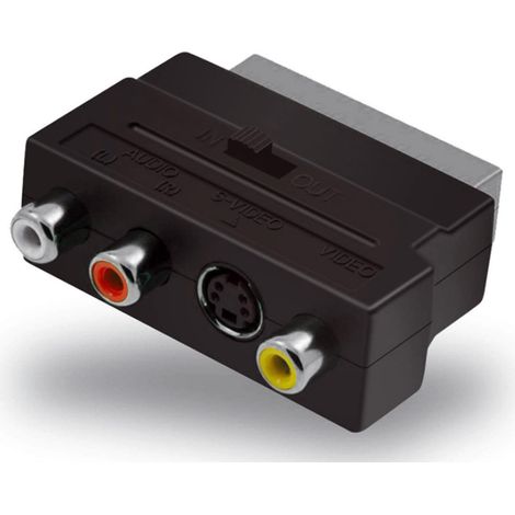 Convertitore Adattatore Da SCART A SVHS/RCA Per Grabber Convertitore VHS (1/3)