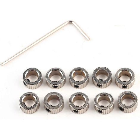 10 Stück Wellenring aus galvanisiertem Ferronickel, Wellensicherungsring 6,1 mm