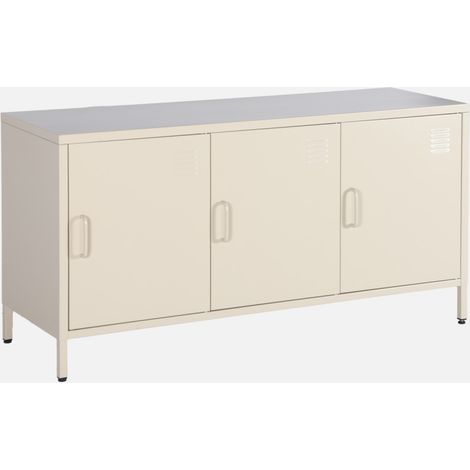 Mobile TV industriale in metallo 3 ante 120cm