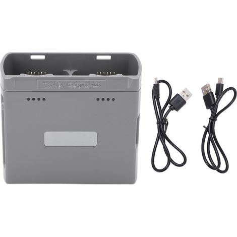 Chargeur bidirectionnel intelligent pour batteries DJI MINI 2 et MINI SE - Hub de charge gris (1/5)