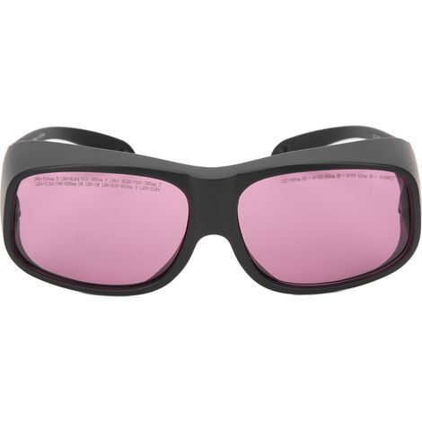 Lunettes de protection laser 808 nm 850 nm avec filtre anti-lumière pour appareils d'épilation laser (noir) (1/5)