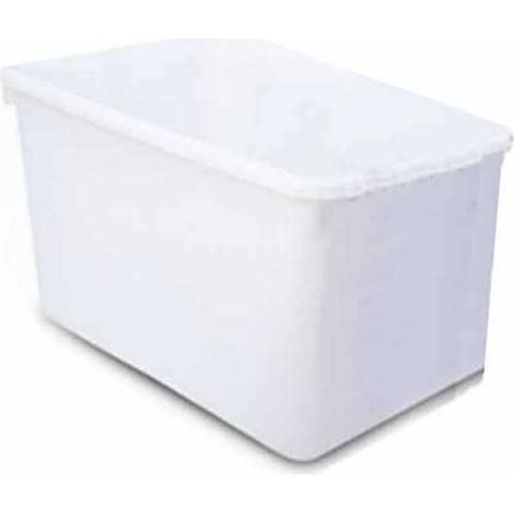 Giganplast GPS455010 Bacinella Rettangolare 90 L 70x45x40 cm impilabile idonea contatto alimenti colore Bianco