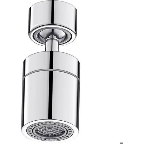 Weitwinkel-Schwenk-Luftsprudler für Wasserhähne, 360°-Schwenk-Doppelfunktionsbrause, Waschtischarmatur, Luftsprudler für Wasserhähne (1/3)