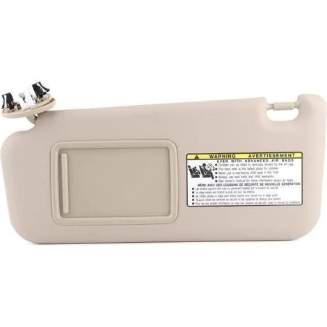 Pare-soleil - PZCC - Toyota RAV4 06-13 - Remplacement conducteur - ABS - Beige (1/4)