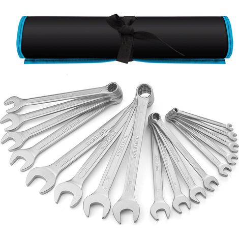 Jeu de Clés Mixtes, 17 Pièces, Gamme complète 6-22 mm (1/5)