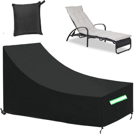 Abdeckung Gartenliege 200x75x40/70cm, Wasserdicht, UV-Beständig, 210D Oxford (1/5)