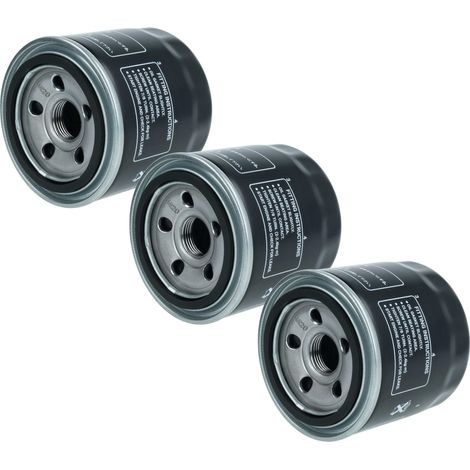 vhbw 3x filtro olio compatibile con Grasshopper 100805 trattori motori di scavatrici compressori compatti (1/4)