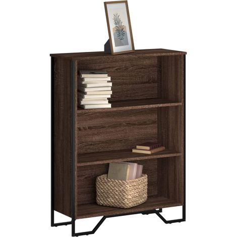 Bücherregal Braun Eichen-Optik 80x31x106 cm Holzwerkstoff