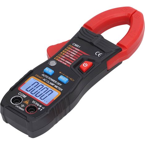 Digitales Zangenmessgerät, multifunktionales AC/DC-Amperemeter mit automatischer Bereichswahl, 1 V–600 V (1/5)