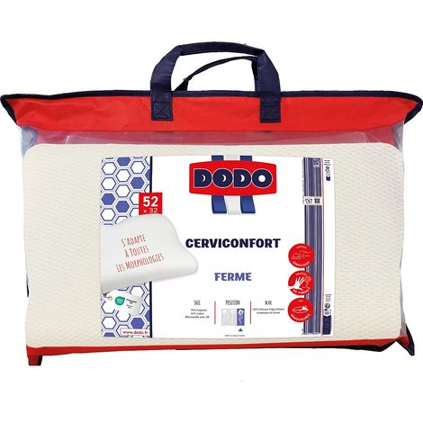 Oreiller DODO - maintien parfait tête - indéformable - 52x32 cm - PERFECT POSITION