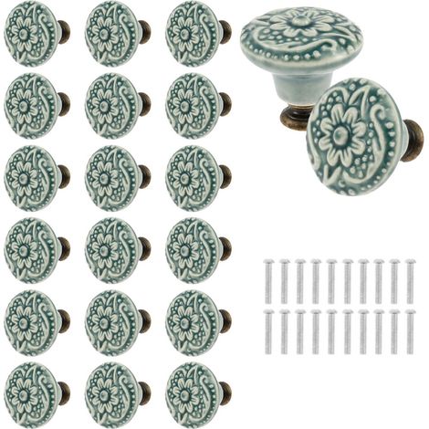 Meubelknoppen - Porcelana 28 mm - Para Cajones y Armarios - 20 Unidades (1/5)