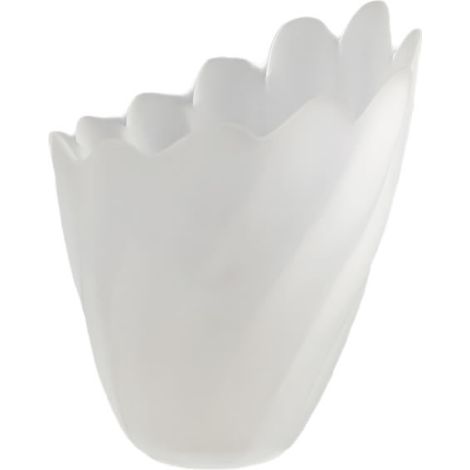 Tulipa de cristal PALOMA mate 13x10cm apertura 3cm