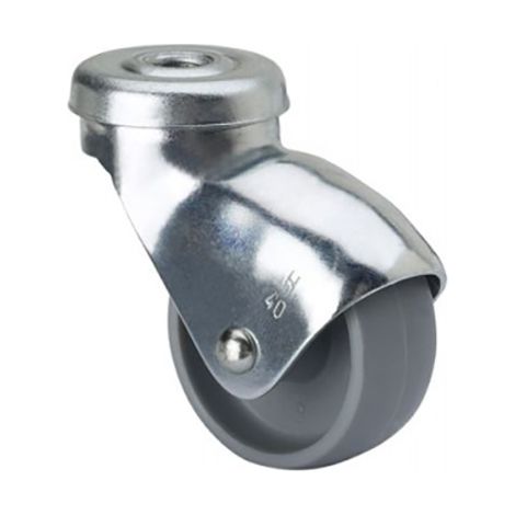 Rueda zin 25mm sencilla tornillo pasante 1-0237 (1/2)