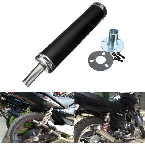 6x28cm Universal Motorcycle Exhaust Muffler Pipe For Street Scooter (1/4)