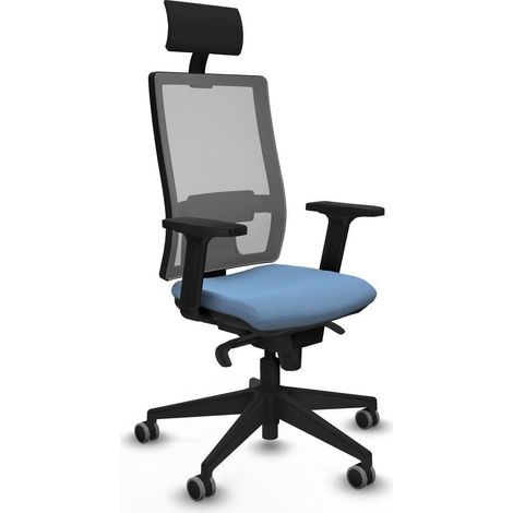 Piqueras y Crespo Horna chaise bureau bleu ciel (1/3)