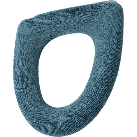 WC-Sitzbezug – Dickes, weiches Fleece – Geeignet für Durchmesser 35 bis 45 cm – Klettverschluss – 1 Stück (1/5)
