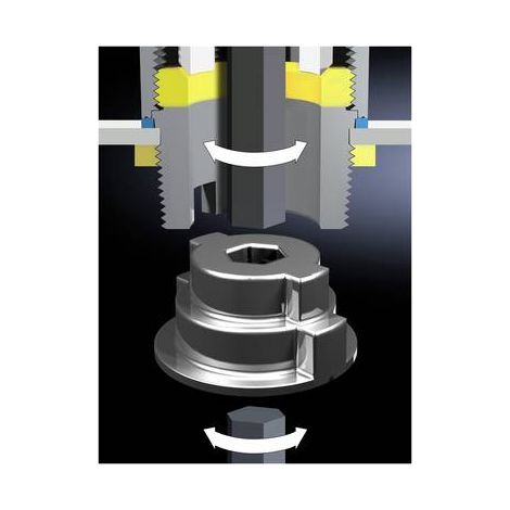 Herramienta del electricista Rittal 2410.290 dimensiones 15x10 cm peso 0,03 kg
