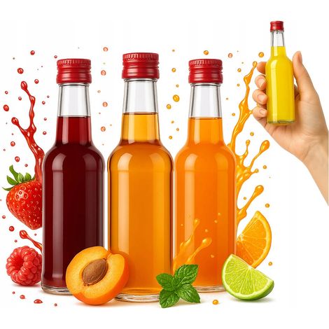 5 bottiglie MONOPOL da 100 ml, bottiglie MONOPOL, alcol monopolistico, aceto di vino, olio