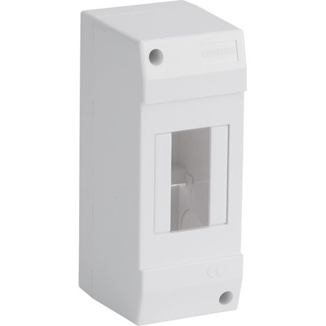 COFFRET VIDE 1 RANGEE 2 MODULES 51X130X63MM