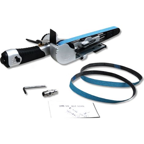 Levigatrice a nastro pneumatica Hyundai, per smerigliatura angolare, scultura, utensile pneumatico per la lavorazione del legno con compressore, ugello da 20 mm (20 mm) (1/5)