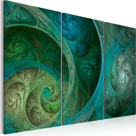 Quadro - Ispirazione orientale in turchese - 60x40 (1/4)